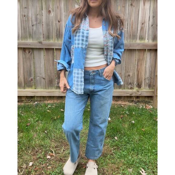 Vintage 90s Wrangler Straight Leg Jeans size 8/29 - Picture 2 of 8